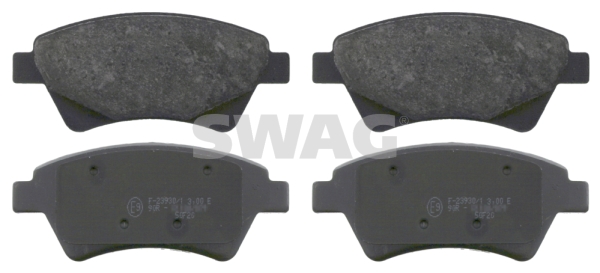 set placute frana,frana disc 60 91 6477 SWAG